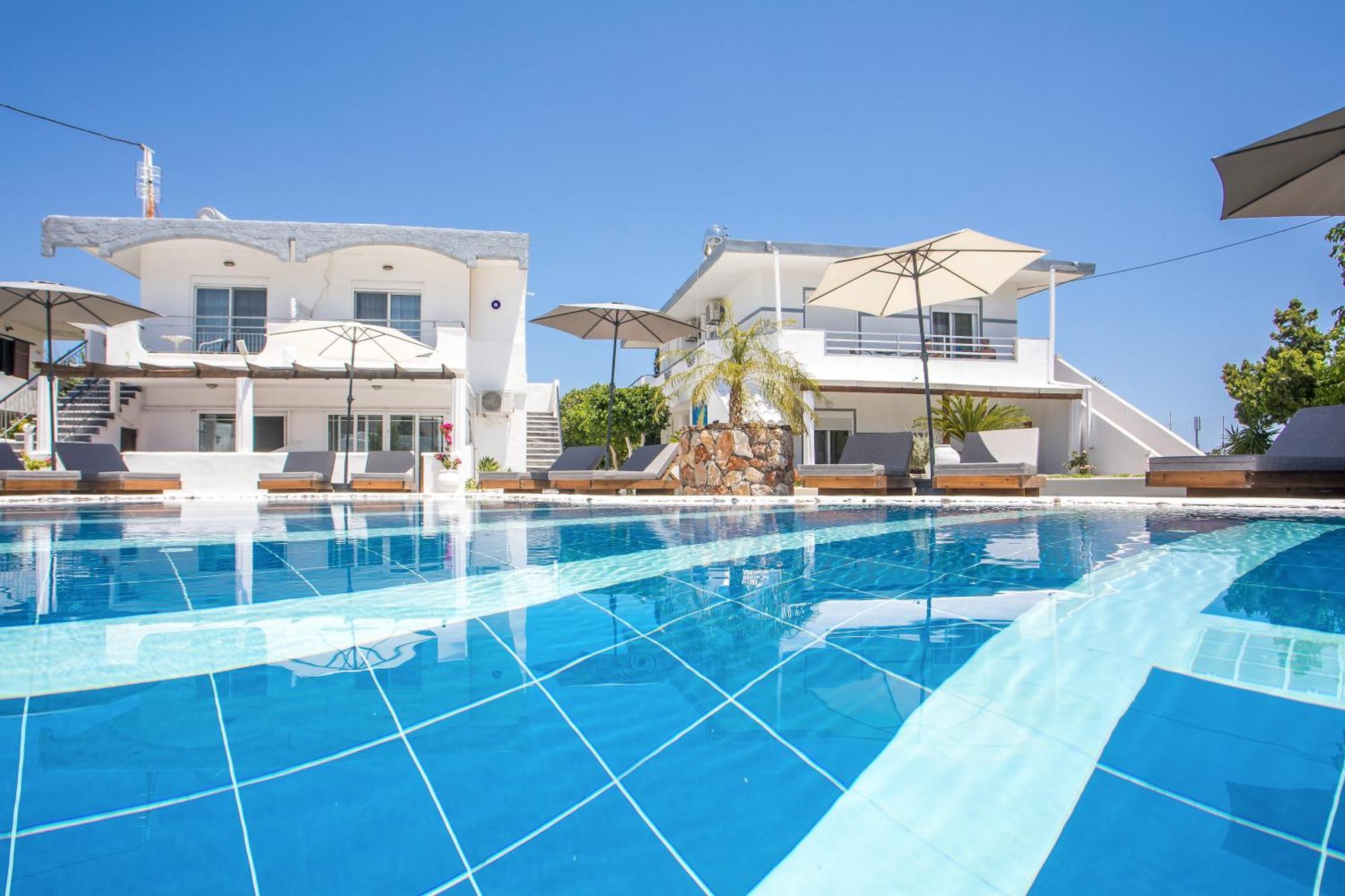 Toula'S Apartments Faliraki Bagian luar foto