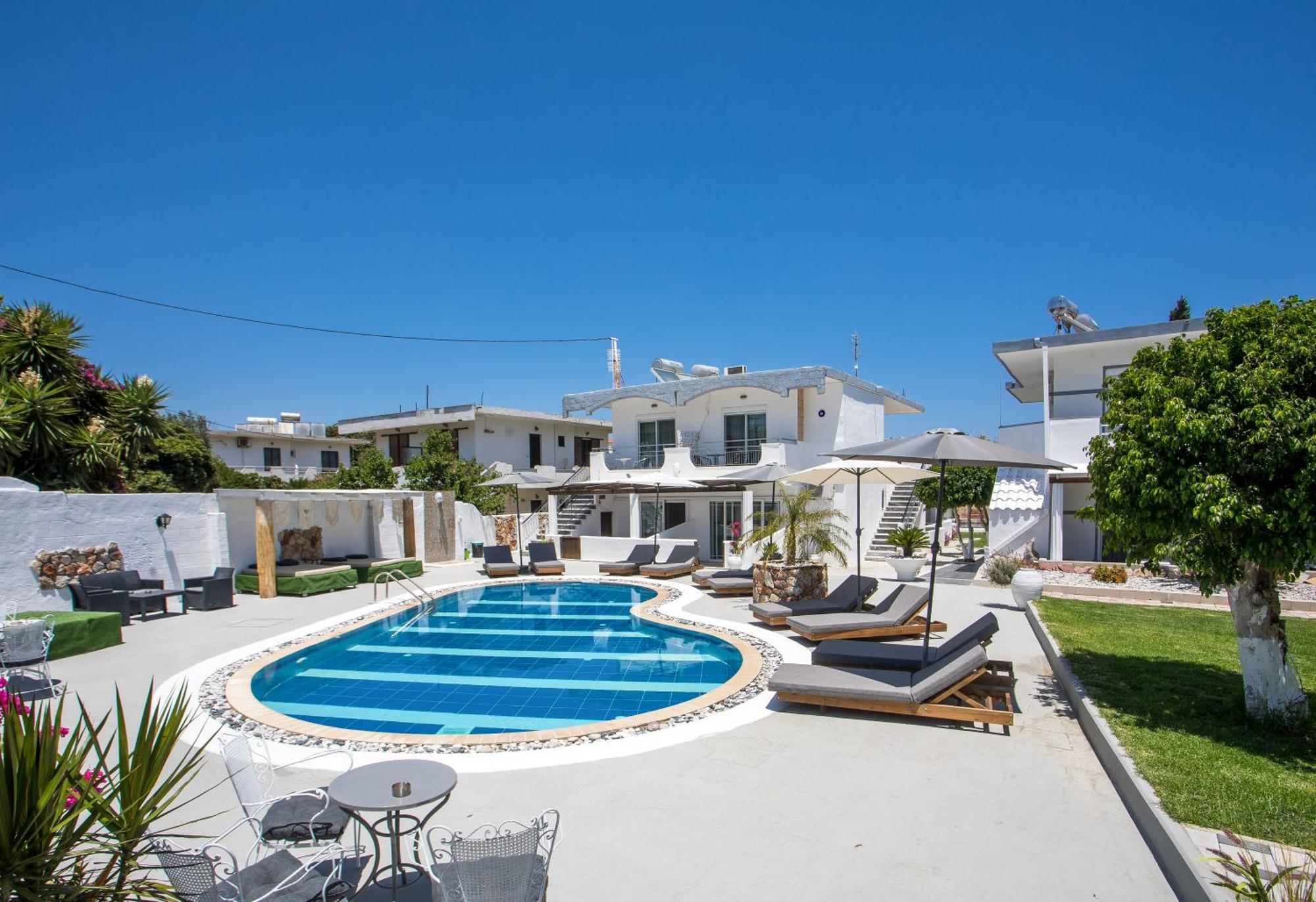 Toula'S Apartments Faliraki Bagian luar foto