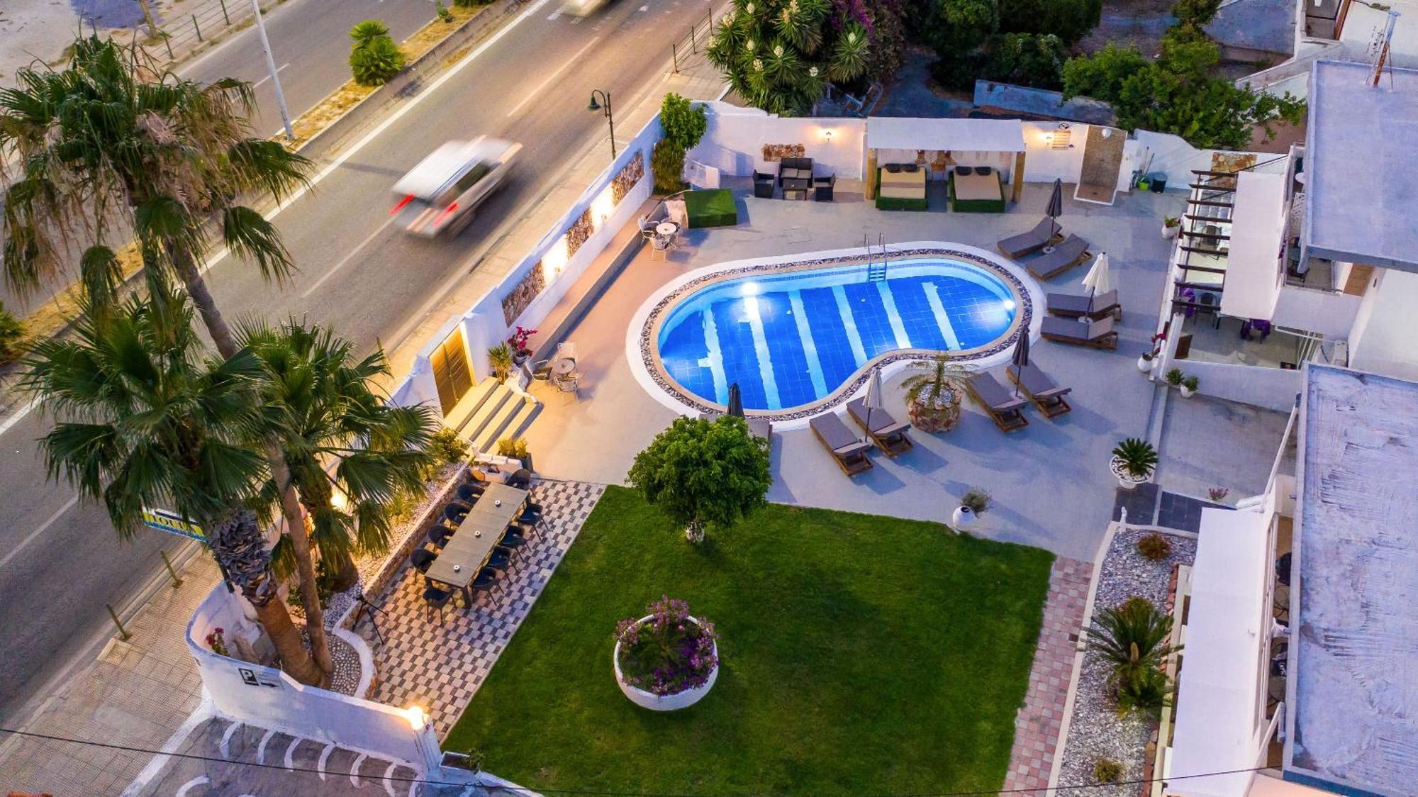 Toula'S Apartments Faliraki Bagian luar foto
