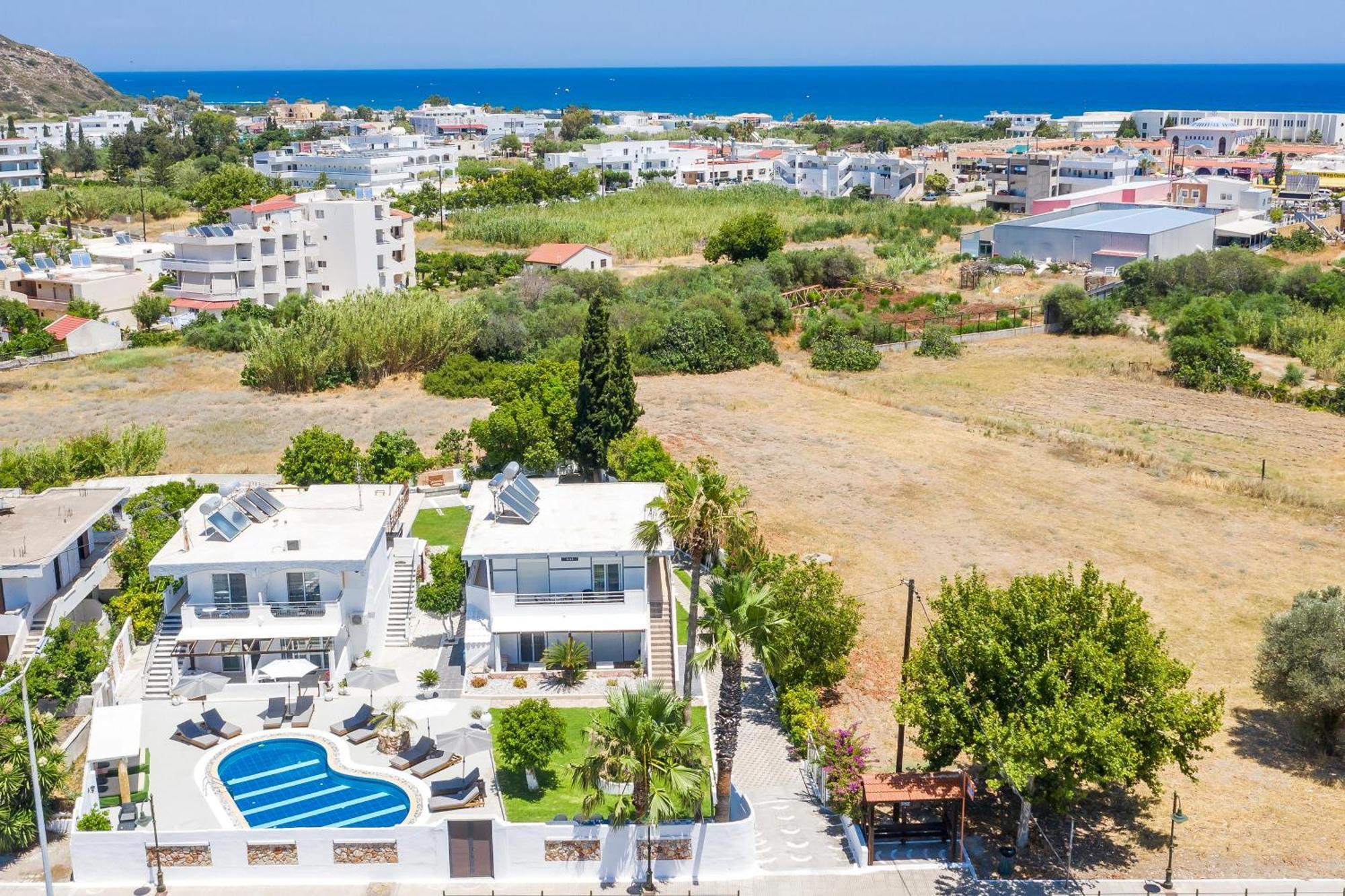 Toula'S Apartments Faliraki Bagian luar foto